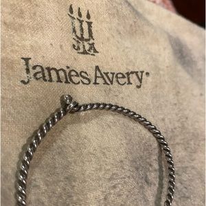 James Avery. Twisted wire hook-on bracelet.
